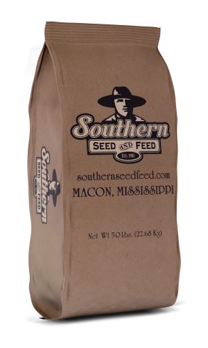 brown bag with southern seed and feed logo