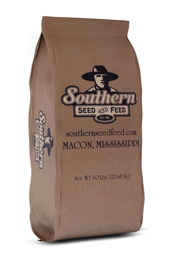 brown bag with southern seed and feed logo