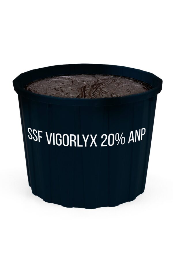 Bucket labeled SSF Virgorlyx 20% ANP