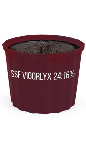 Bucket labeled SSF Vigorlyx 24:16%