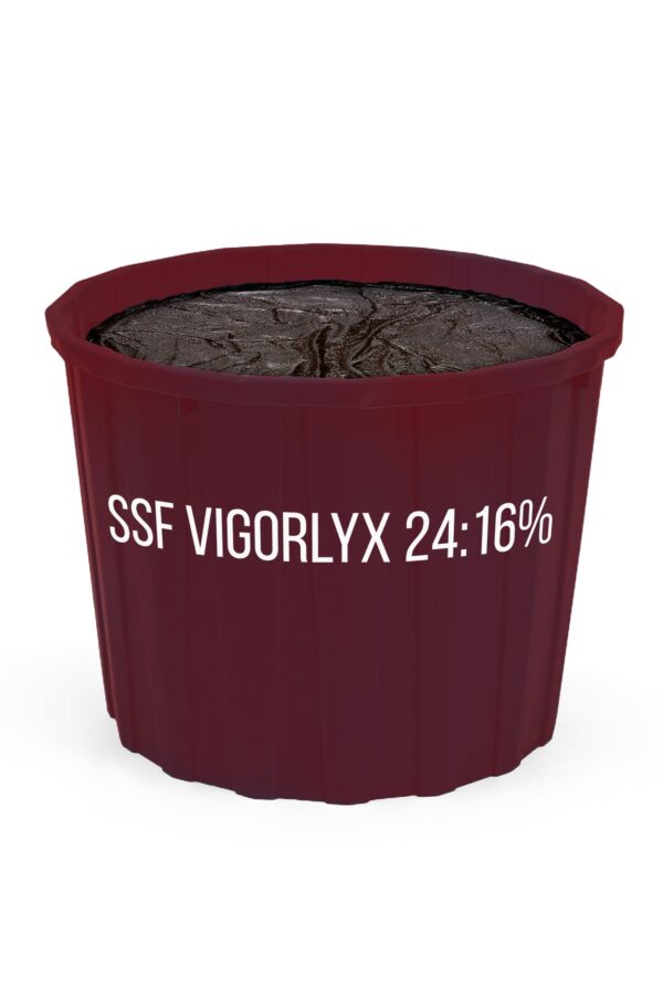 Bucket labeled SSF Vigorlyx 24:16%